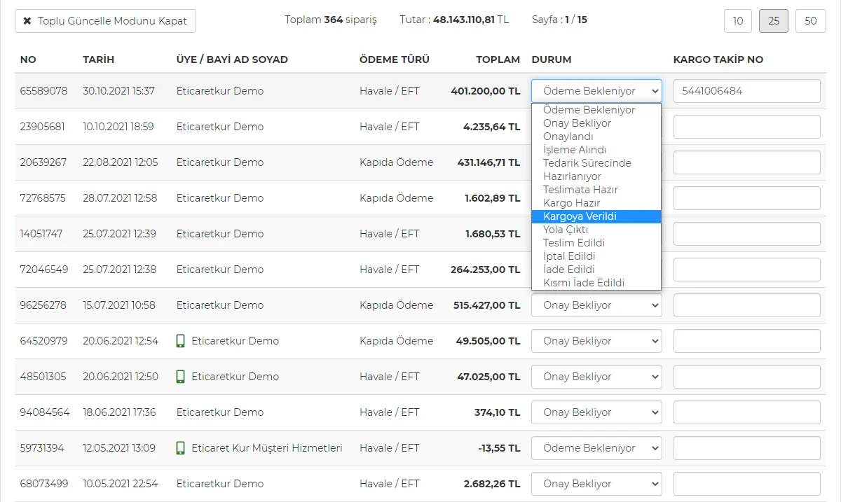Ek Bilgi Sekmesi Modülü Görsel 4