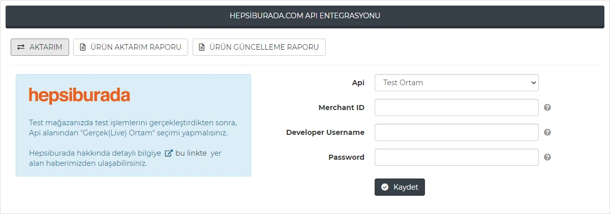 Hepsiburada Api Entegrasyonu Görsel 1