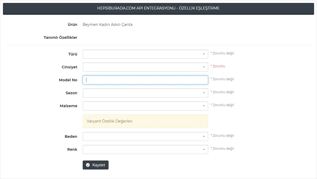 Hepsiburada Api Entegrasyonu Görsel 5