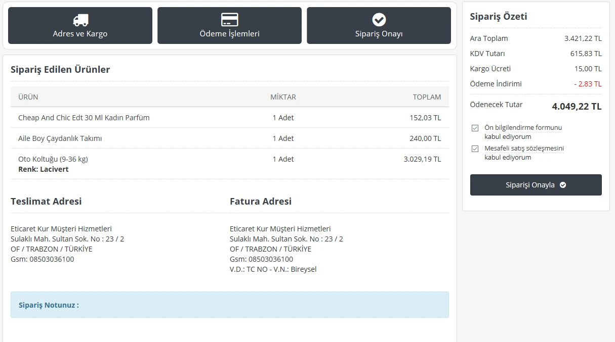 Sipariş Sayfası Görsel 3
