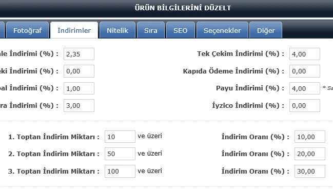 Toptan İndirim Modülü Görsel 2
