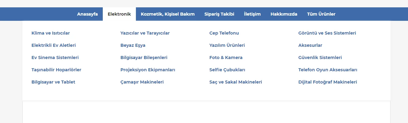 Modern ve Özelleştirilebilir Üst Menü Görsel 7