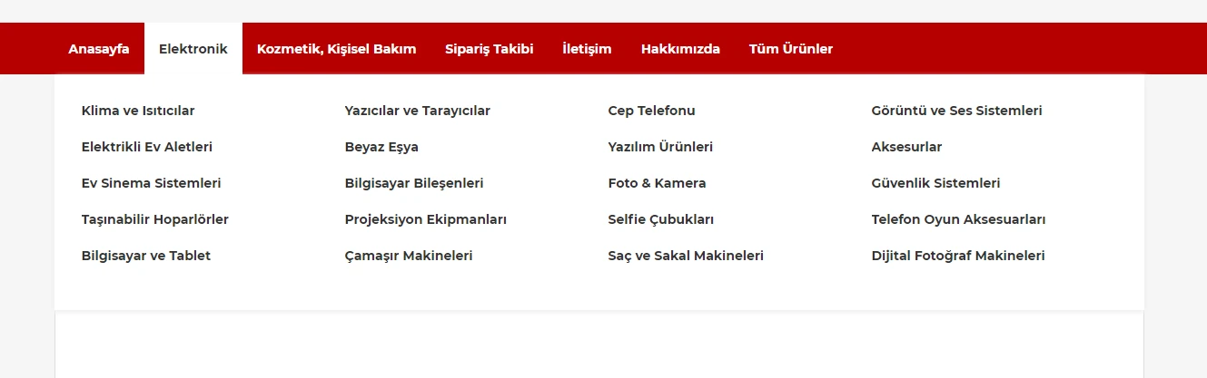 Modern ve Özelleştirilebilir Üst Menü Görsel 8